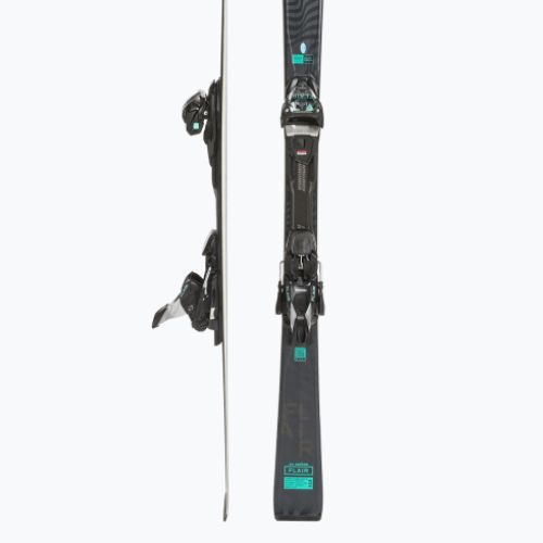 Narty zjazdowe damskie Völkl Flair SC Carbon + wiązania vMotion 11 ALU GW black/teal/silver