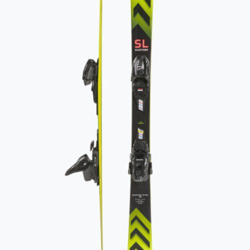 Narty zjazdowe dziecięce Völkl Racetiger Jr Pro + wiązania 7.0 VMotion Jr flo yellow/black