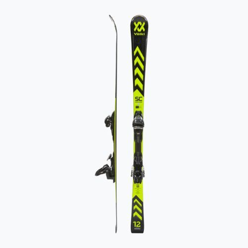 Narty zjazdowe Völkl Racetiger SC Black + wiązania vMotion 10 GW black/yellow