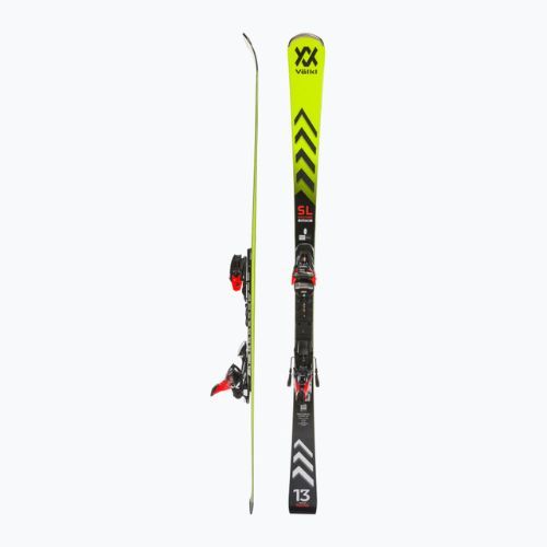 Narty zjazdowe Völkl Racetiger SL Master + wiązania XComp 16 GW yellow/black