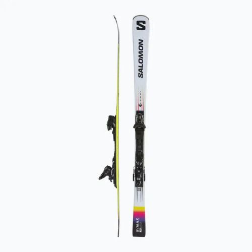 Narty zjazdowe Salomon S/Max Endurance + wiązania M10 GW white/black/acid green