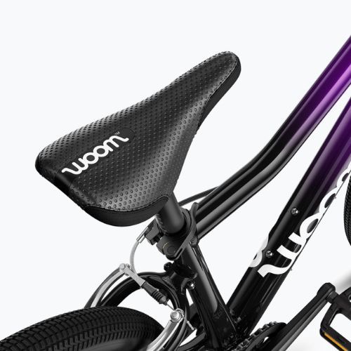 Rower młodzieżowy woom 6 + Nóżka Leggie L purple twilight