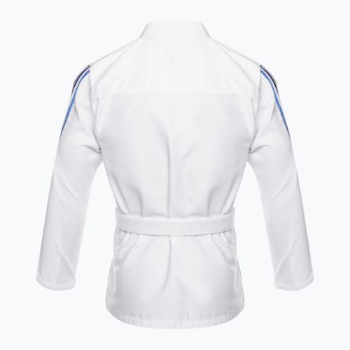 GI do brazylijskiego jiu-jitsu adidas Rookie white/gradient blue