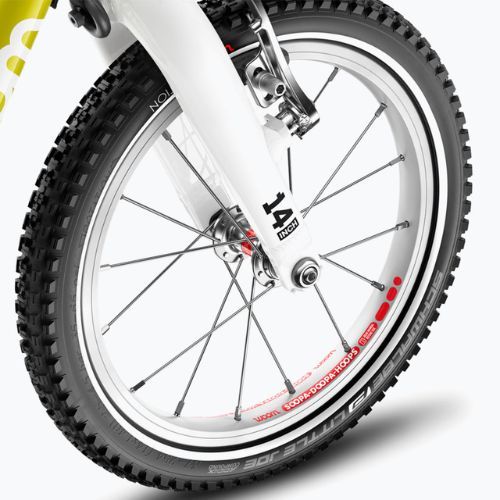 Rower dziecięcy woom 2 + Nóżka Leggie S atomic neon