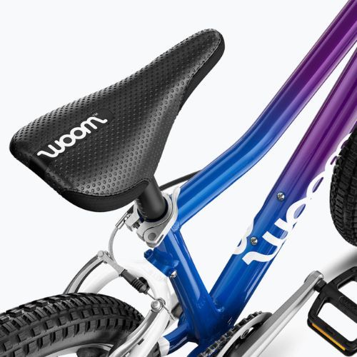 Rower dziecięcy woom 4 + Nóżka Leggie M cosmic blurple