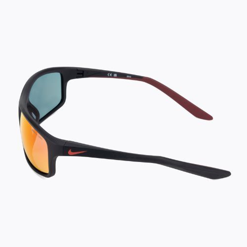 Okulary przeciwsłoneczne Nike Adrenaline 22 M matte black/university red/grey w/red lens