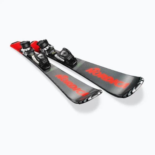 Narty zjazdowe dziecięce Nordica Team J R + wiązania J7.0 FDT grey/red