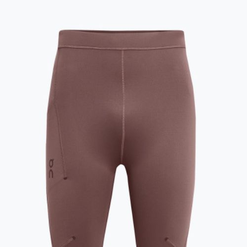 Legginsy do biegania męskie On Running Performance Winter grape