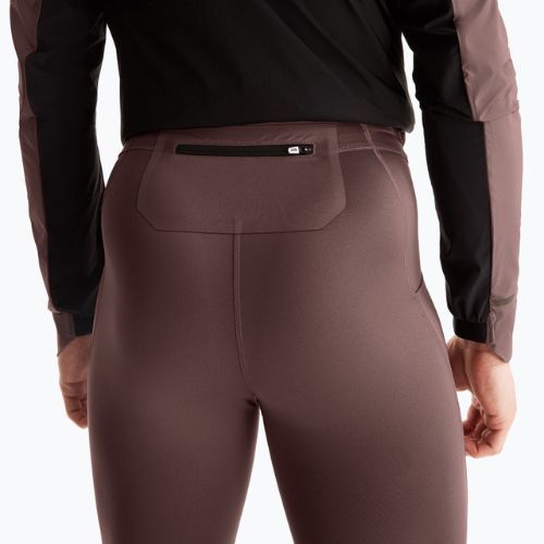 Legginsy do biegania męskie On Running Performance Winter grape