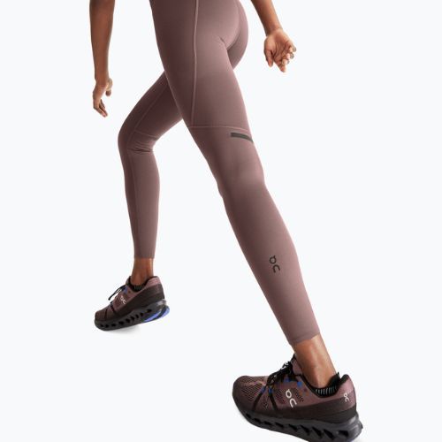 Legginsy do biegania damskie On Performance Winter grape