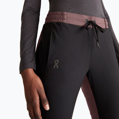 Spodnie do biegania damskie On grape/black