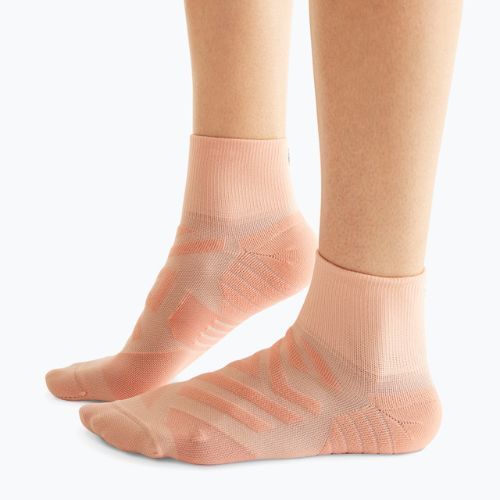Skarpety damskie On Performance Mid rose/flamingo