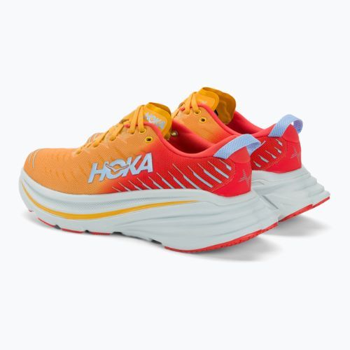 Buty do biegania męskie HOKA Bondi X fiesta/amber yellow