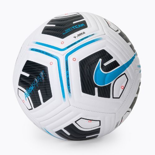 Piłka do piłki nożnej dziecięca Nike Academy Team white/black/lt blue fury rozmiar 3