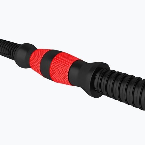 Zestaw hantli z łączeniem do sztangi HMS SGP30 30 kg czarny/czerwony