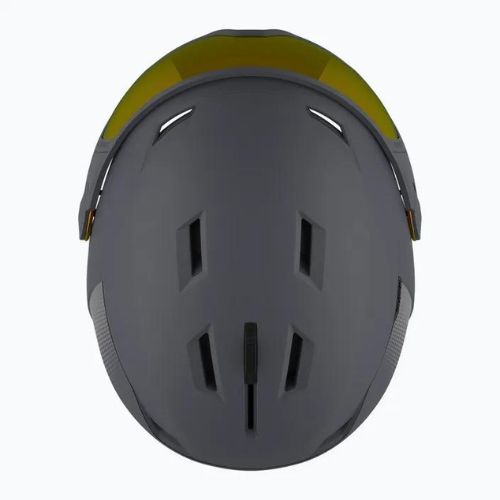 Kask narciarski Salomon Pioneer LT Visor ebony/red