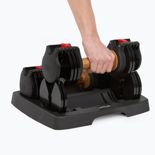 Набір регульованих гантелей XTREXO ADS15, 2 х 6,8 кг, чорний