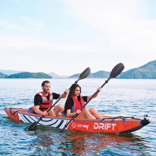 Kajak pompowany 2-osobowy ZRAY Drift 14'0" 426 cm white/orange