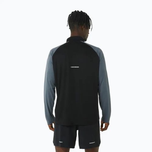 Longsleeve do biegania męski ASICS Icon 1/2 Zip performance black/carrier grey