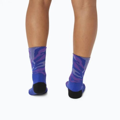 Skarpety ASICS Color Camo Run Crew eggplant/blue violet/cyber grape