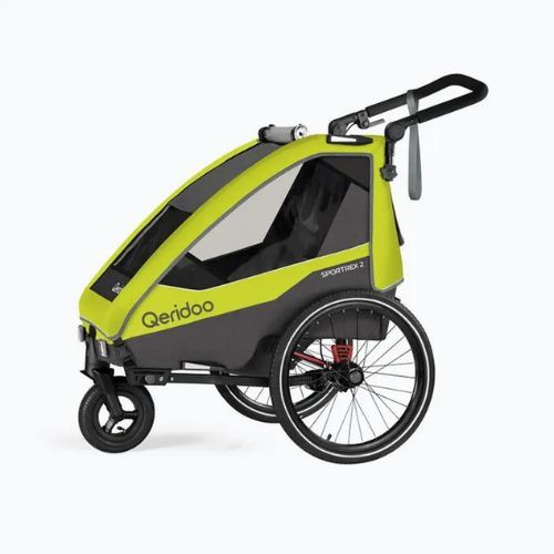 Przyczepka rowerowa Qeridoo Sportrex 2 new lime green