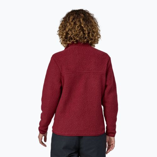 Bluza polarowa damska Patagonia Retro Pile carmine red