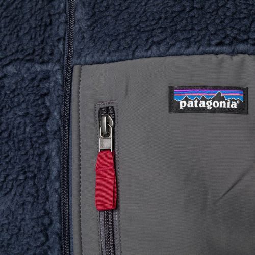 Bluza polarowa męska Patagonia Classic Retro-X new navy w/wax red