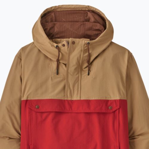 Kurtka przeciwwiatrowa męska Patagonia Isthmus Anorak touring red
