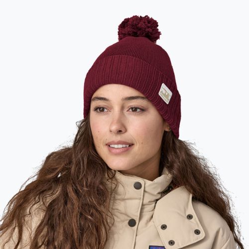 Czapka zimowa Patagonia Powder Town Beanie '73 skyline/carmine red