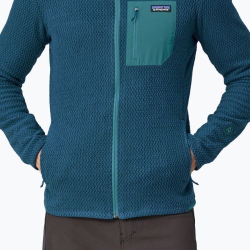 Bluza trekkingowa męska Patagonia R1 Air Full-Zip lagom blue