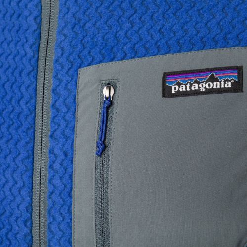Bluza trekkingowa męska Patagonia R1 Air Full-Zip passage blue