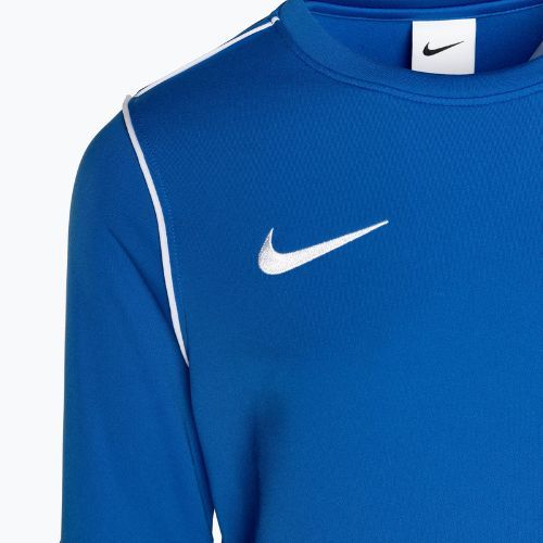 Bluza piłkarska dziecięca Nike Dri-FIT Park 20 Crew royal blue/white/white
