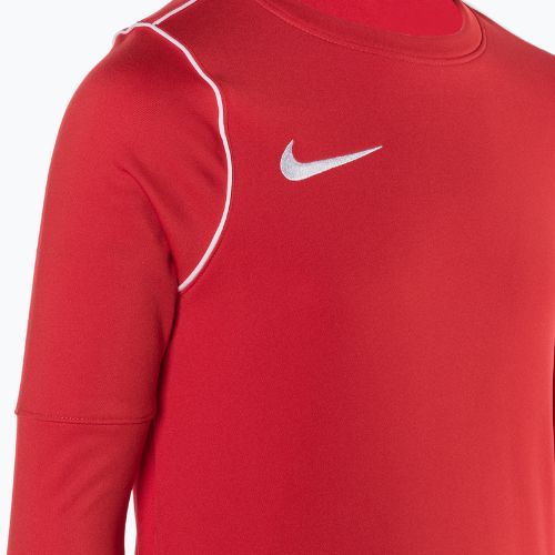 Bluza piłkarska dziecięca Nike Dri-FIT Park 20 Crew university red/white/white