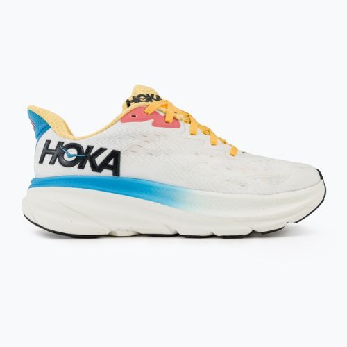 Buty do biegania damskie HOKA Clifton 9 blanc de blanc/swim day