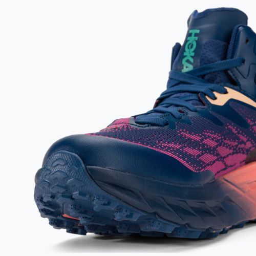 Buty do biegania damskie HOKA Speedgoat 5 Mid GTX bellwether blue/camellia