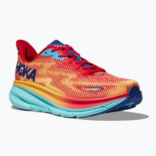 Buty do biegania męskie HOKA Clifton 9 Wide cerise/cloudless