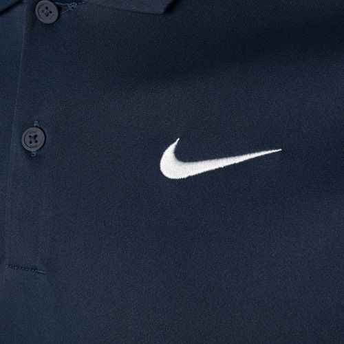 Koszulka tenisowa męska Nike Court Dri-Fit Polo Solid obsidian/white