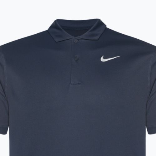 Koszulka tenisowa męska Nike Court Dri-Fit Polo Solid obsidian/white