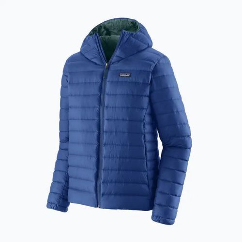 Kurtka puchowa męska Patagonia Down Sweater Hoody passage blue