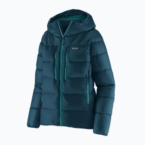 Kurtka puchowa damska Patagonia Fitz Roy Down Hoody lagom blue