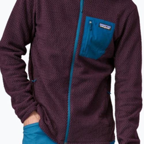 Bluza trekkingowa męska Patagonia R1 Air Full-Zip obsidian plum