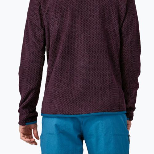 Bluza trekkingowa męska Patagonia R1 Air Full-Zip obsidian plum