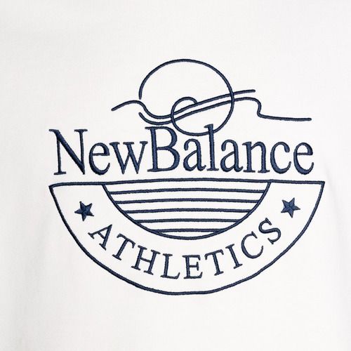 Bluza męska New Balance Athletics Graphic Crew seasalt