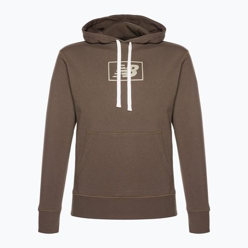 Bluza męska New Balance Essentials Hoodie darkmush