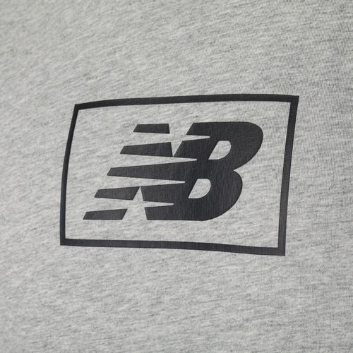 Koszulka męska New Balance Essentials Logo athletic grey