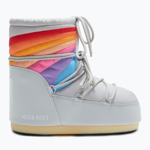 Śniegowce damskie Moon Boot Icon Low Rainbow glacier grey