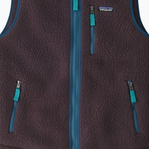 Bezrękawnik męski Patagonia Retro Pile Fleece obsidian plum