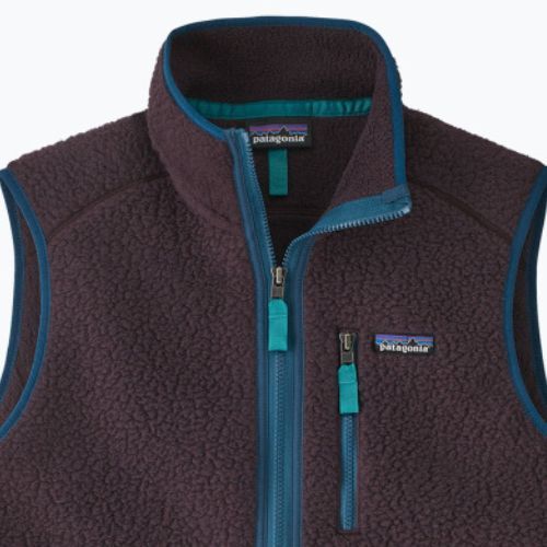 Bezrękawnik męski Patagonia Retro Pile Fleece obsidian plum