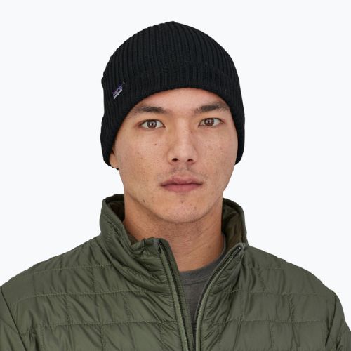 Czapka zimowa Patagonia Fishermans Rolled Beanie black