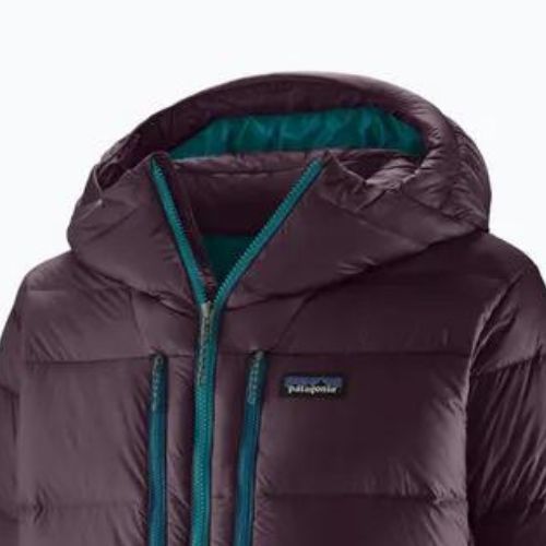 Kurtka puchowa męska Patagonia Fitz Roy Down Hoody obsidian plum